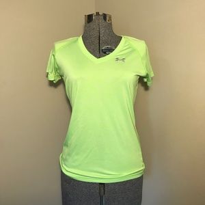 Lime green under armor T-shirt